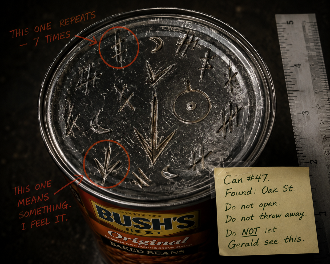 THE SYMBOLS ON THIS CAN ARE NOT FACTORY MARKINGS. I CHECKED. THE FACTORY DOES NOT MAKE CANS WITH THESE SYMBOLS. I CALLED THEM. THEY HUNG UP.