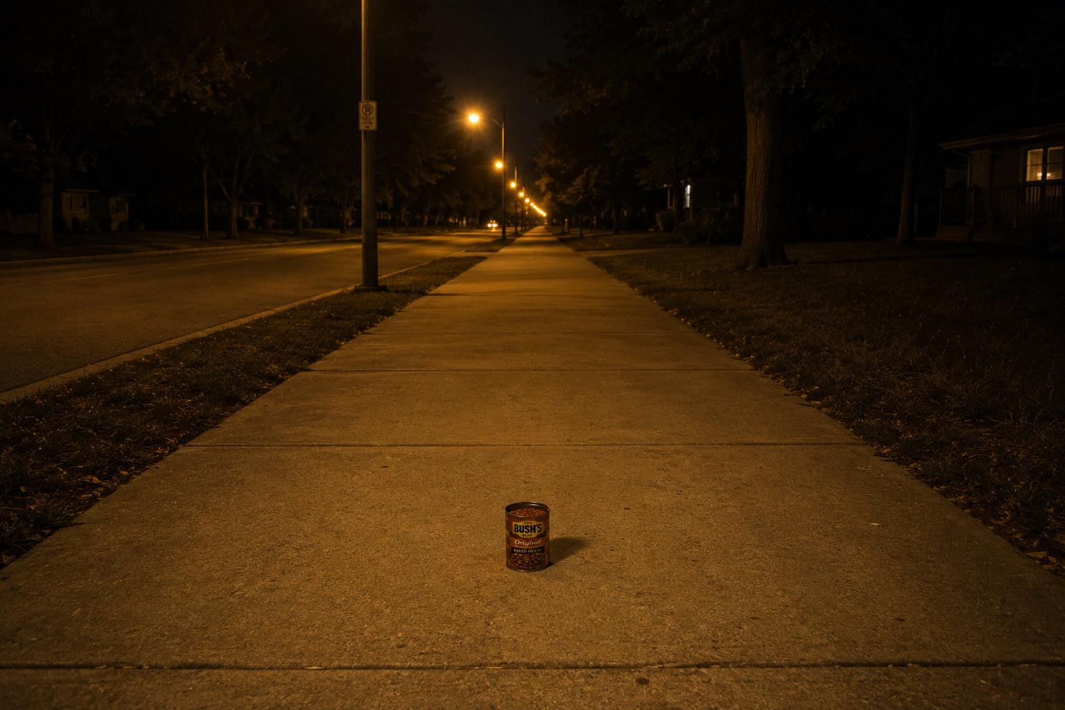 3AM. SIDEWALK. OPEN. FULL. NO GOBLIN IN SIGHT. I HAVE THOUGHT ABOUT THIS EVERY DAY FOR FOUR YEARS.