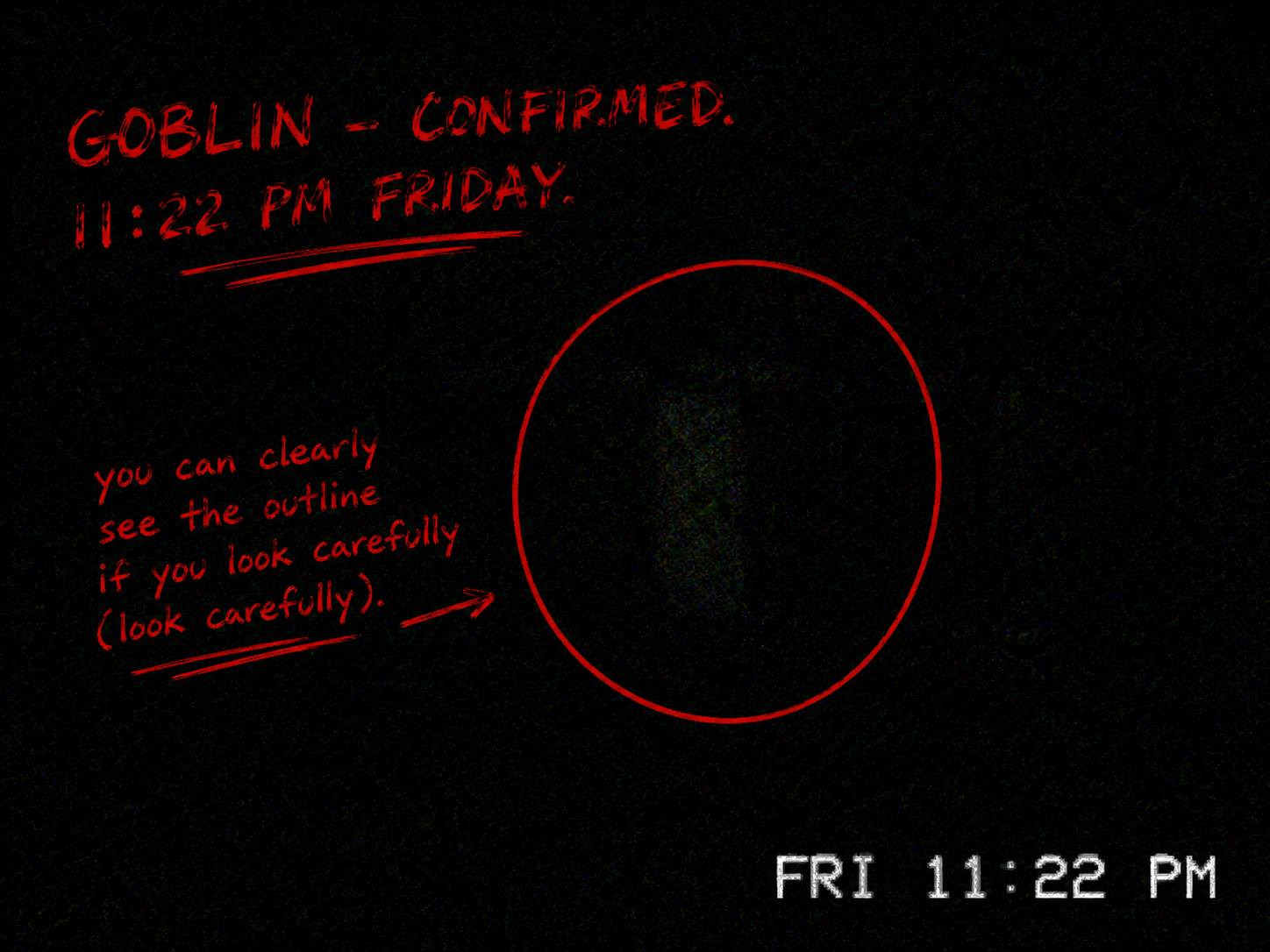 YOU CAN SEE IT IF YOU LOOK. IT IS RIGHT THERE IN THE CIRCLE. STOP SAYING YOU CANNOT SEE IT.