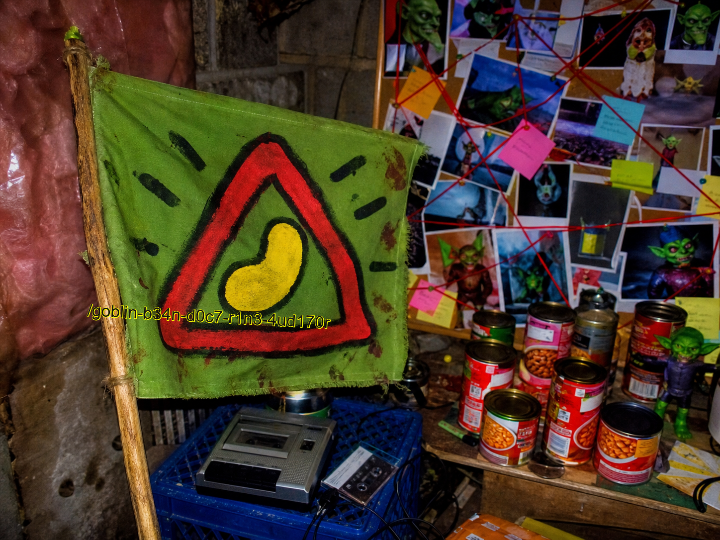 GOBLIN FLAG EVIDENCE. DO NOT ENLARGE.